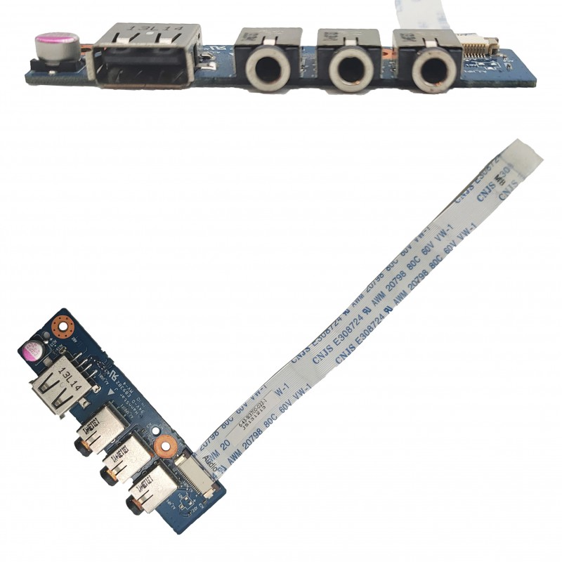 Μεταχειρισμένη USB πλακέτα ήχου για Turbo-X W370 W370SS W370ST W370ET with Cable